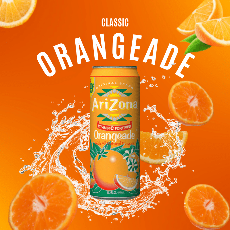 Experience the Classic American Orangeade with Arizona's Unforgettable Beverage - SoSweet