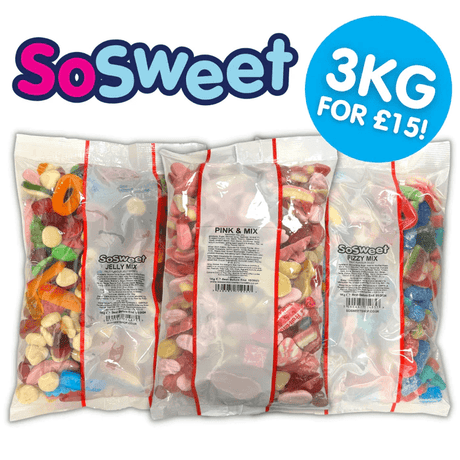 SoSweet’s Exquisite 1kg Sweets Collection: A World of Flavour and Fun - SoSweet