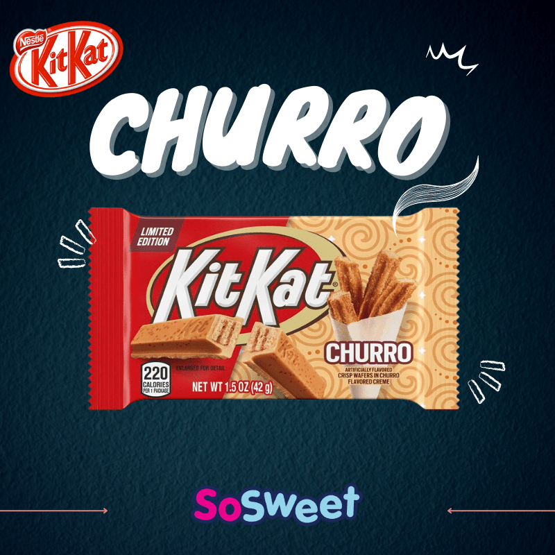 The Wait is Over: The Highly Anticipated KitKat Churros Has Arrived at SoSweet! - SoSweet
