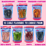 4 for £20 - 3 x 1kg Sweet Bags + Choose your Cable Pouch