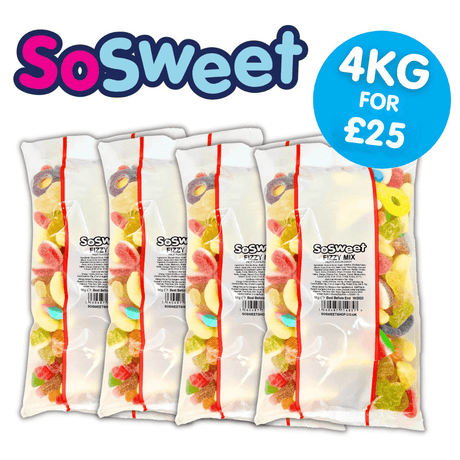 4kg for £25 - 4x Fizzy