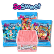 4kg for £25 - Jelly, Fizzy, Blue, Sweetzone Bubblegum Pencil