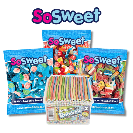 4kg for £25 - Jelly, Fizzy, Blue, Sweetzone Rainbow Pencil