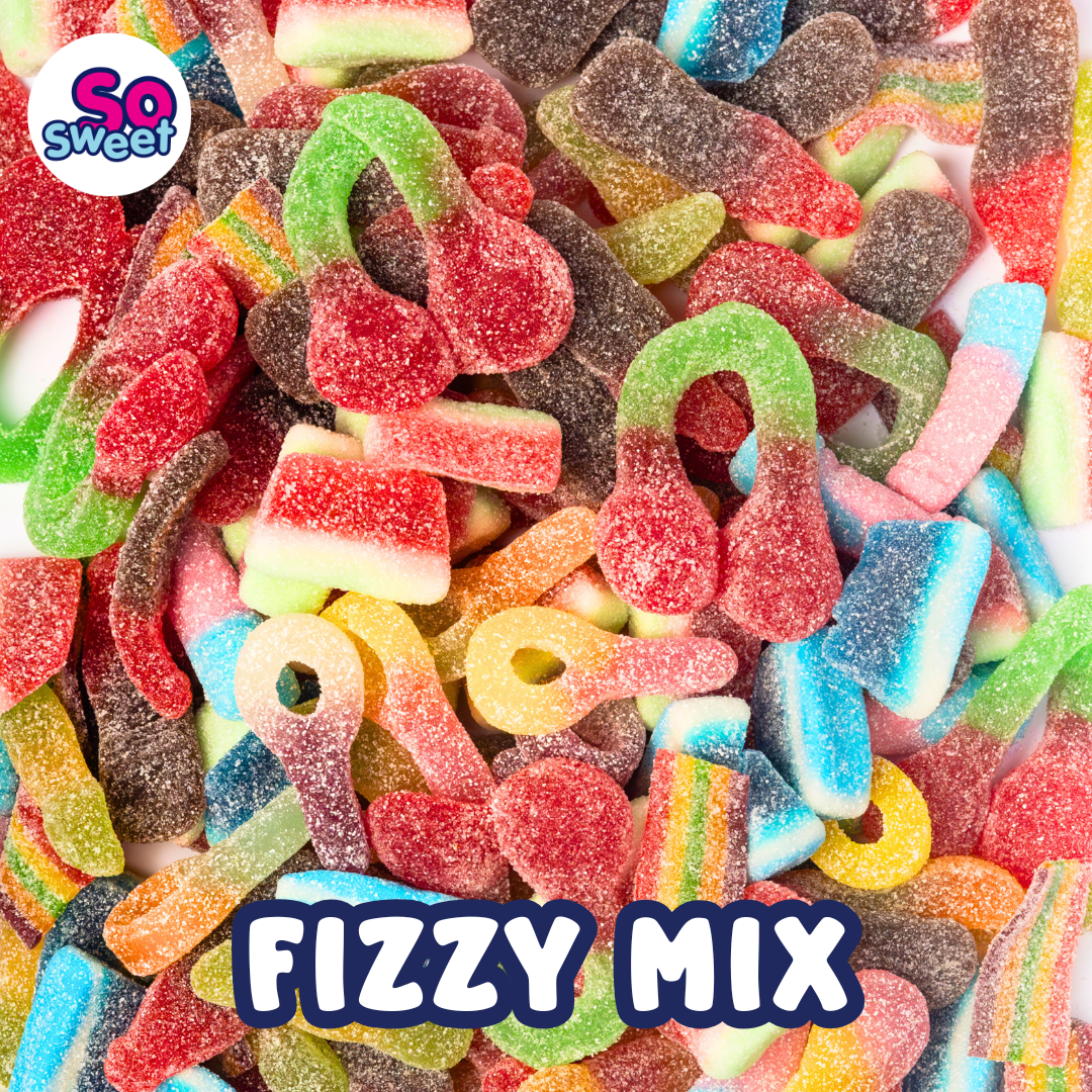 1kg Sweets: 2 SoSweet Pick 'n' Mix Bags (Fizzy/Jelly) – 2kg for £15