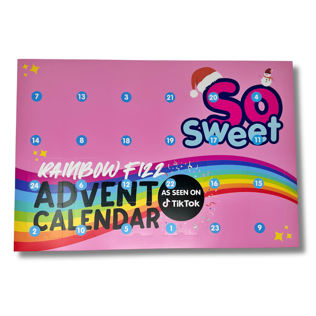 Rainbow Sweets Advent Calendar 2024 Fruity Delights SoSweet