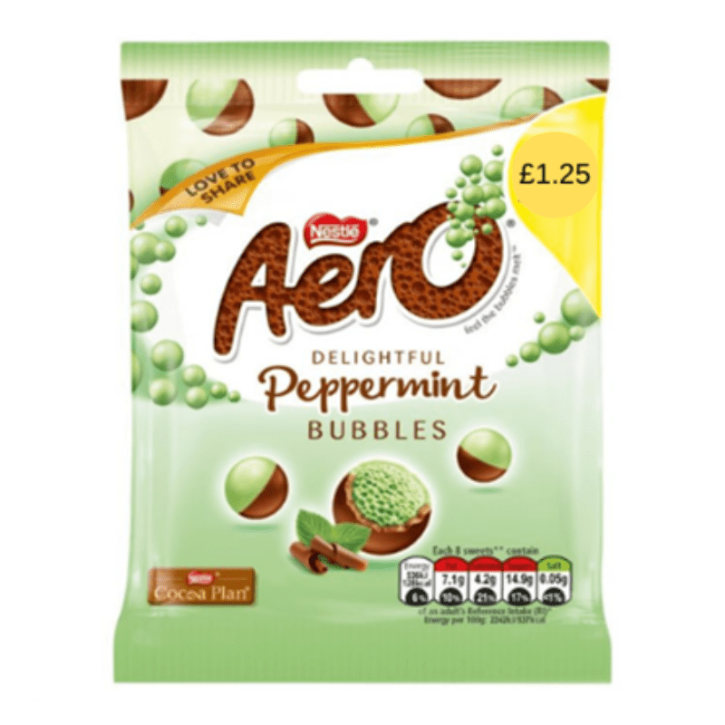 Aero Peppermint Bubbles (80g)