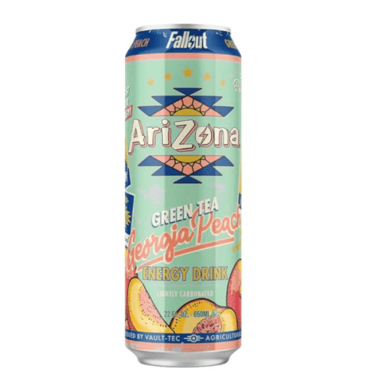 Arizona Fallout Georgia Peach Green Tea Energy Drink (650ml)