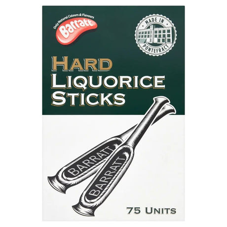 Barratt Hard Liquorice Sticks (75pcs)
