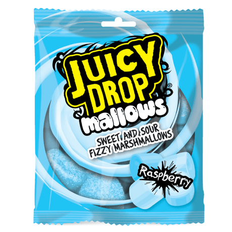 Bazooka Juicy Drop Mallows Raspberry (100g)