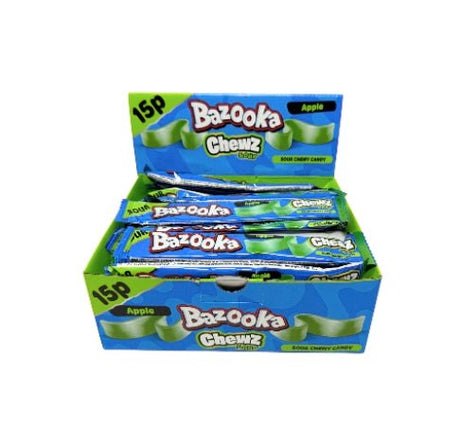 Bazooka Sour Apple Chew Bar (Case of 60) 14g