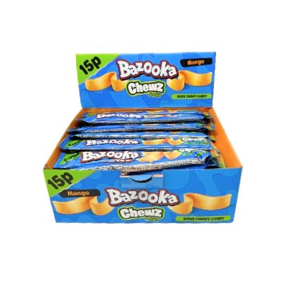 Bazooka Sour Mango Chew Bar (Case of 60)
