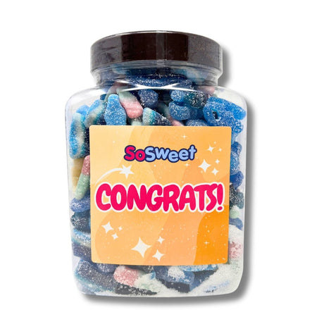 Berry Blue Paradise Sweet Mix Gift Jar (1.5kg)