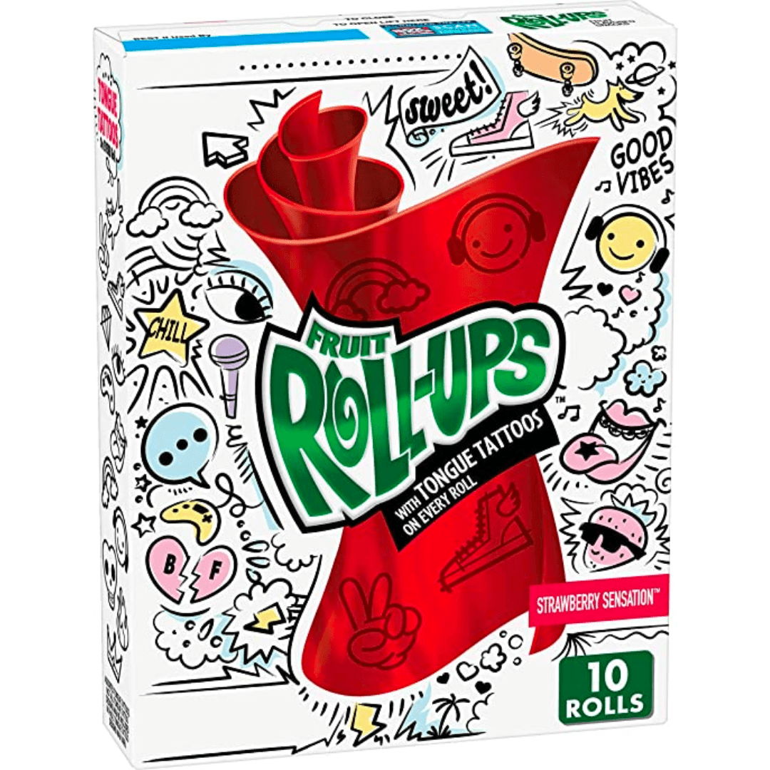 Betty Crocker Fruit Roll Ups Strawberry Sensation (141g)