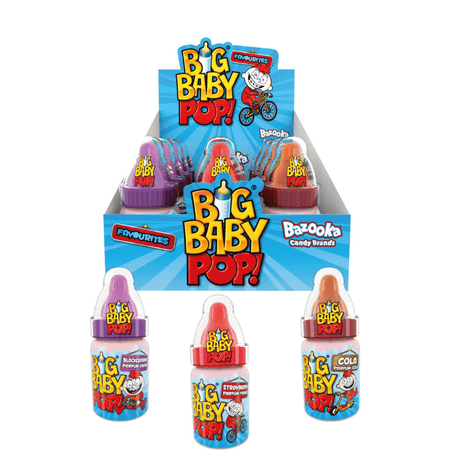 Big Baby Pop Blue Cola, Strawberry & Blackcurrant (32g)