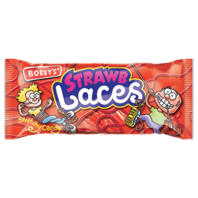 Bobby's Laces Strawberry (38g) (1p)