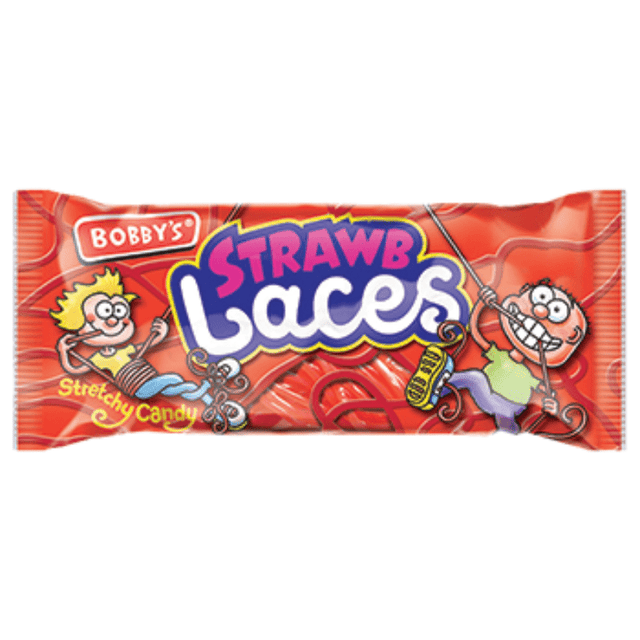 Bobby's Laces Strawberry (38g) (1p)