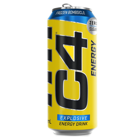 C4 Energy Frozen Bombsicle Zero Sugar Can (500ml) PMP £1.59