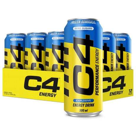 C4 Energy Frozen Bombsicle Zero Sugar Can (500ml) PMP £1.59 (case of 12)