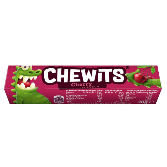 Chewits Sweet Cherry Sticks (30g)