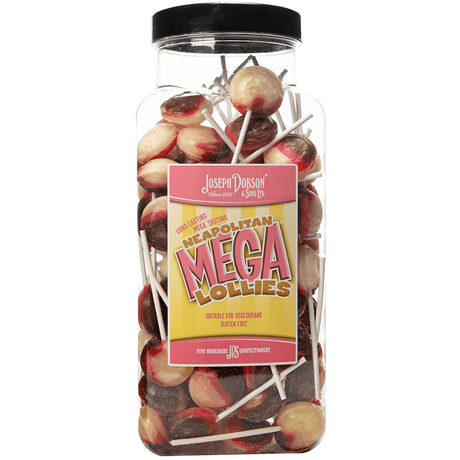 Dobsons Neapolitan Mega Lollies Jar (1.9kg)