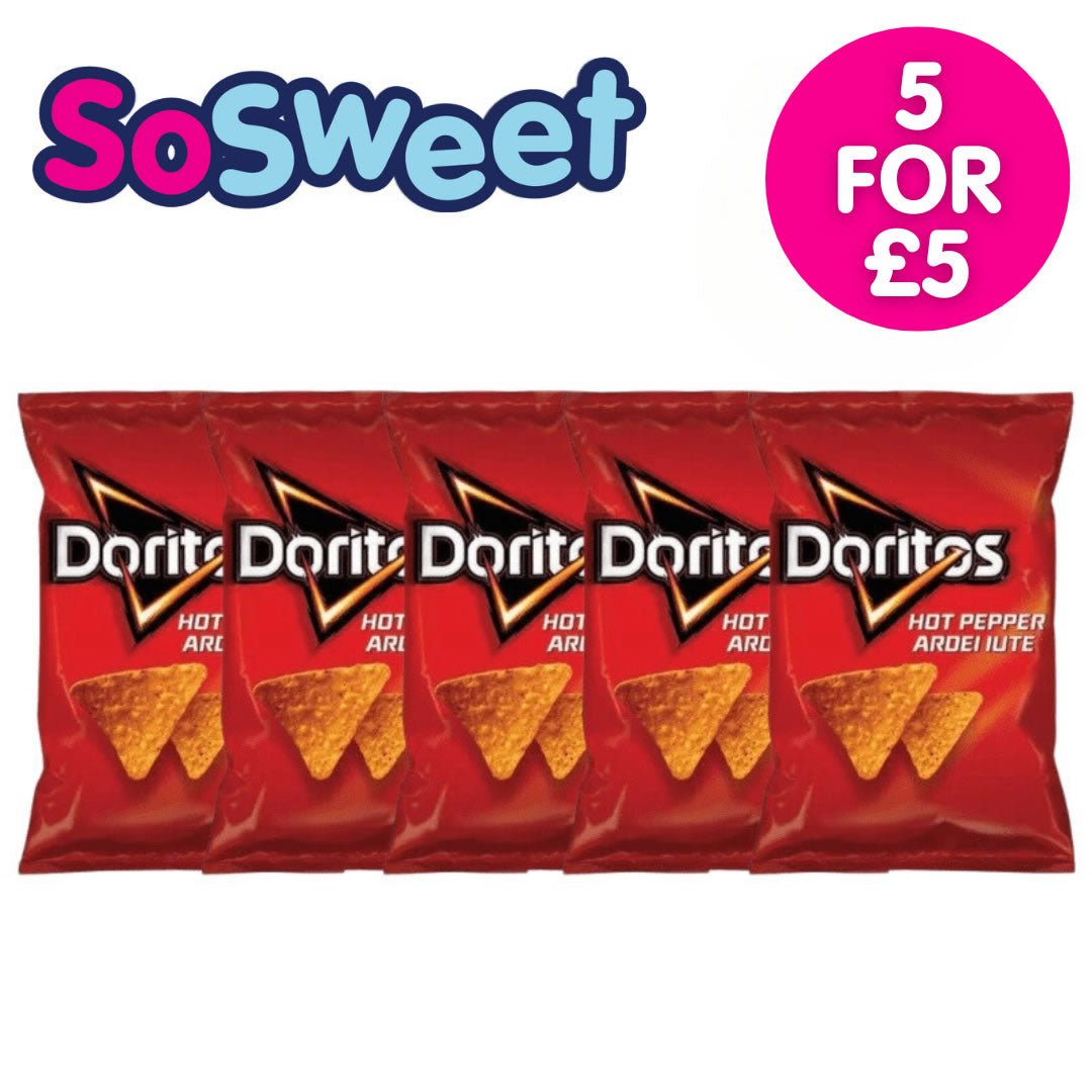 Doritos Hot Pepper Special - 5 Packs for £10 | SoSweet