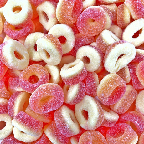 Fizzy Peach Rings (150g)