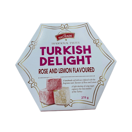 Hacizade Rose & Lemon Turkish Delight (275g)