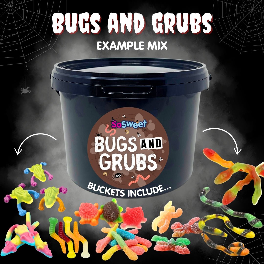 Halloween Bugs & Grubs Pick'n'Mix Sweets Bucket (2kg)