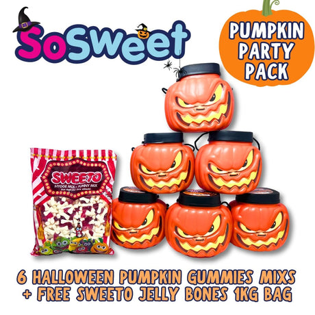 Halloween Pumpkin Gummies Mix (case of 6) + Free gift