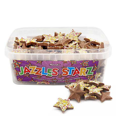 Hannah's Chocolate Starz Tub (600g)