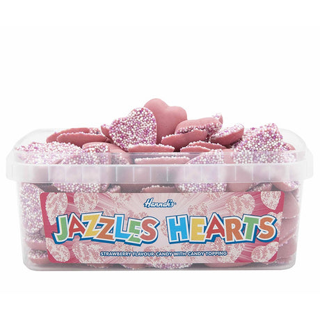 Hannah's Jazzles Hearts Tub (600g)