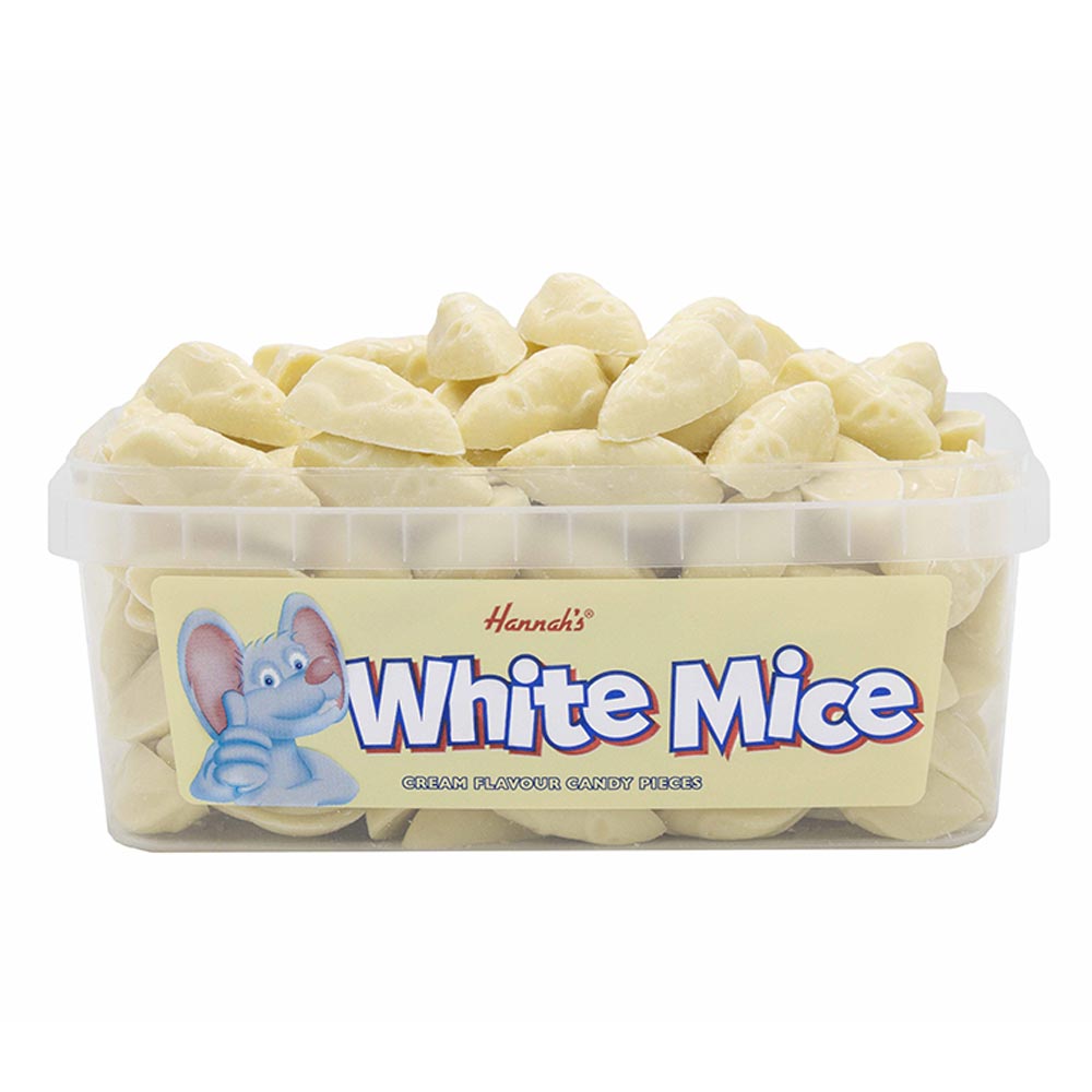 Hannah's White Chocolate Mice Tub (600g)