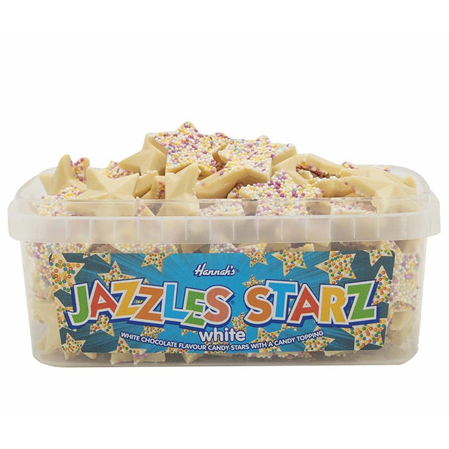 Hannah's White Chocolate Starz Tub (600g)