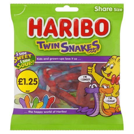 Haribo Twin Snakes (140g)