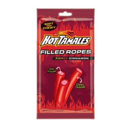 Hot Tamales Liquorice Filled Ropes Peg Bag (85g)