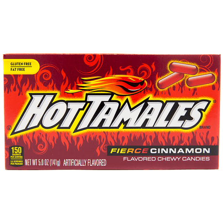 Hot Tamales Original Fierce Cinnamon Theatre Box (141g)