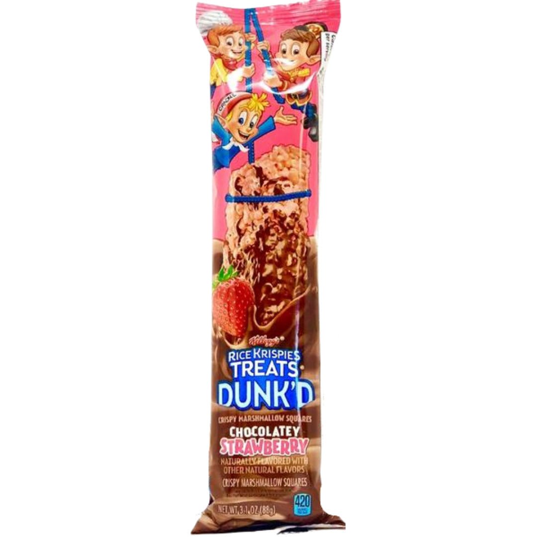 Kellogg's Rice Krispies Dunk'd Chocolatey Strawberry Bar (88g) – SoSweet