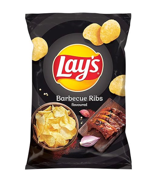 Lays BBQ Ribs Crisps (130g)