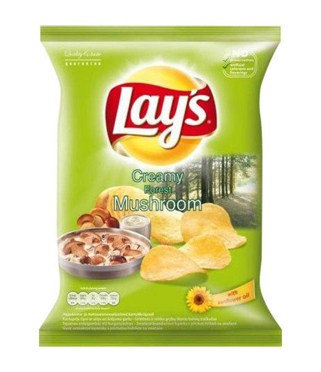 Lays Creamy Forest Mushroom Crisps (130g)