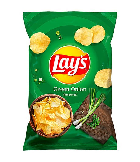 Lays Green Onion Crisps (130g)