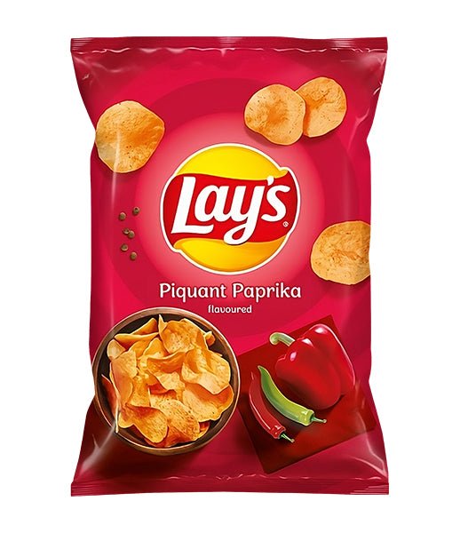 Lays Paprika Crisps (Red) (130g)