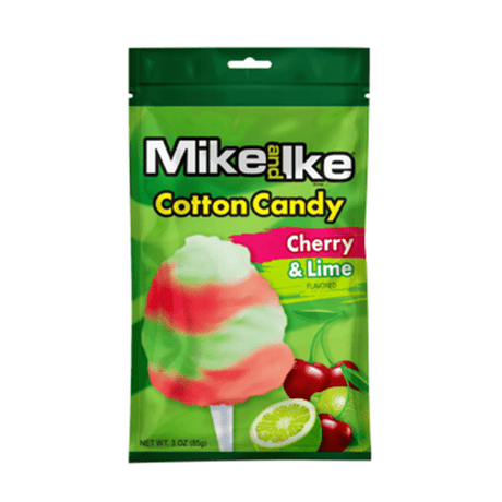 Mike and Ike Cotton Candy Cherry & Lime Peg Bag (85g)