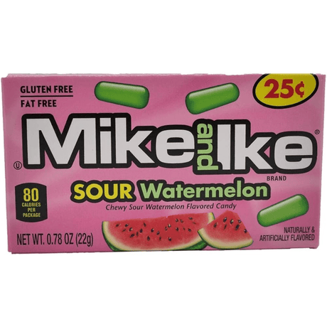 Mike and Ike Sour Watermelon Theatre Box (120g)