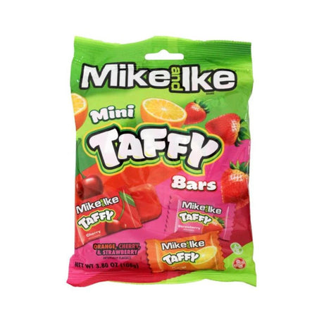 Mike and Ike Taffy Peg Bag (108g)