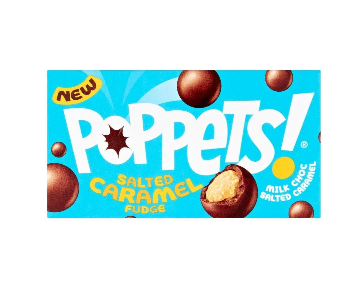 Poppets Salted Caramel Fudge Box (40g)