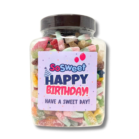 Rainbow Fizz Sweet Mix Gift Jar (1.5kg)