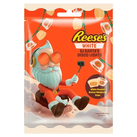 Reeses White DJ Santa Lights Peg Bag (62g)