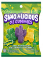 Shaq - A - Licious XL Gummies Sour Watermelon, Mixed Berry & Pineapple Peg Bag (175g)