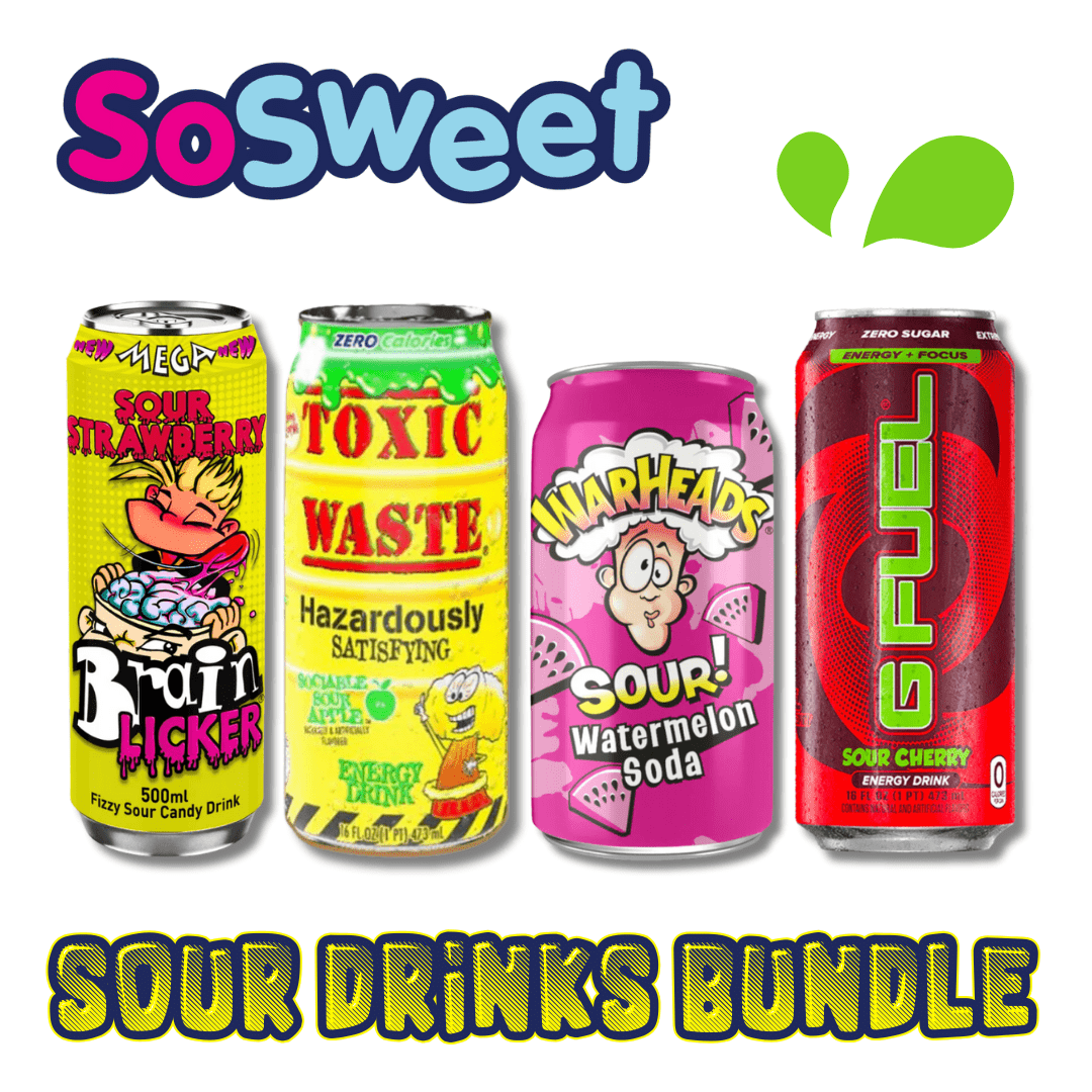 Sour Drinks Bundle - Extreme Sour Candy Drinks Collection – SoSweet