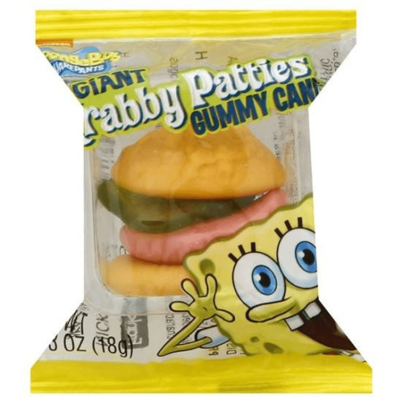 Spongebob Squarepants Giant Krabby Patties (18g) – SoSweet